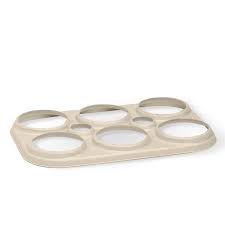 6 ring plant fibre beer holder - natural [500 PER CARTON]
