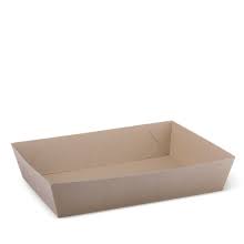 Tray #4 - 228 x 152 x 45mm - kraft [250 PER CARTON]
