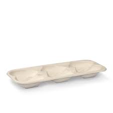 6-pack oyster tray PET lid - clear