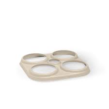 4 ring plant fibre beer holder - natural [1000 PER CARTON]