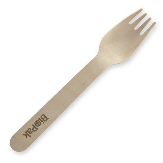 16cm coated fork FSC 100% - wood