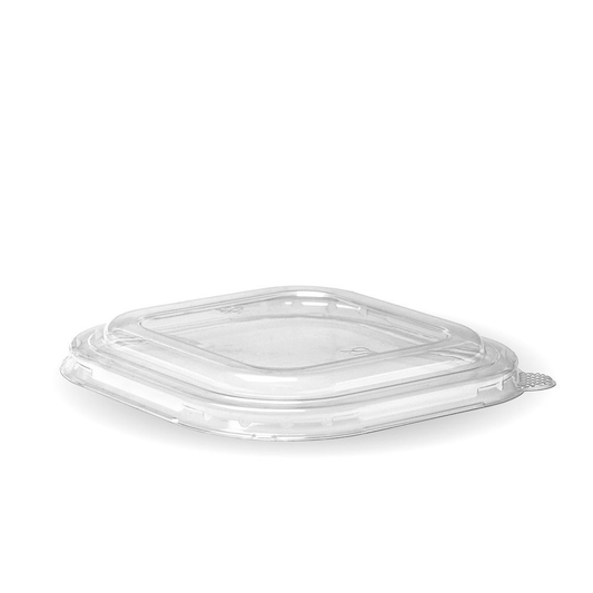 Square RPET lid - clear