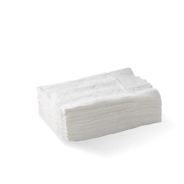 1-ply compact dispenser napkin (D Fold) - white [5000 PER CARTON]