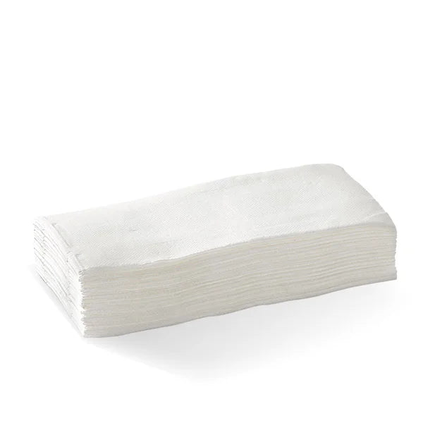 2-ply 1/8 fold quilted dinner napkin - white [1000 PER CARTON]