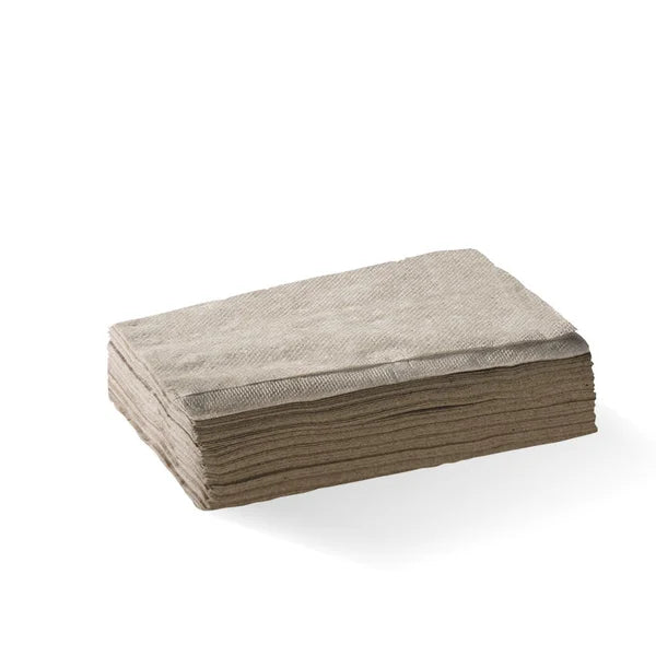 1-ply tall dispenser napkin (E Fold) - natural [5000 PER CARTON]